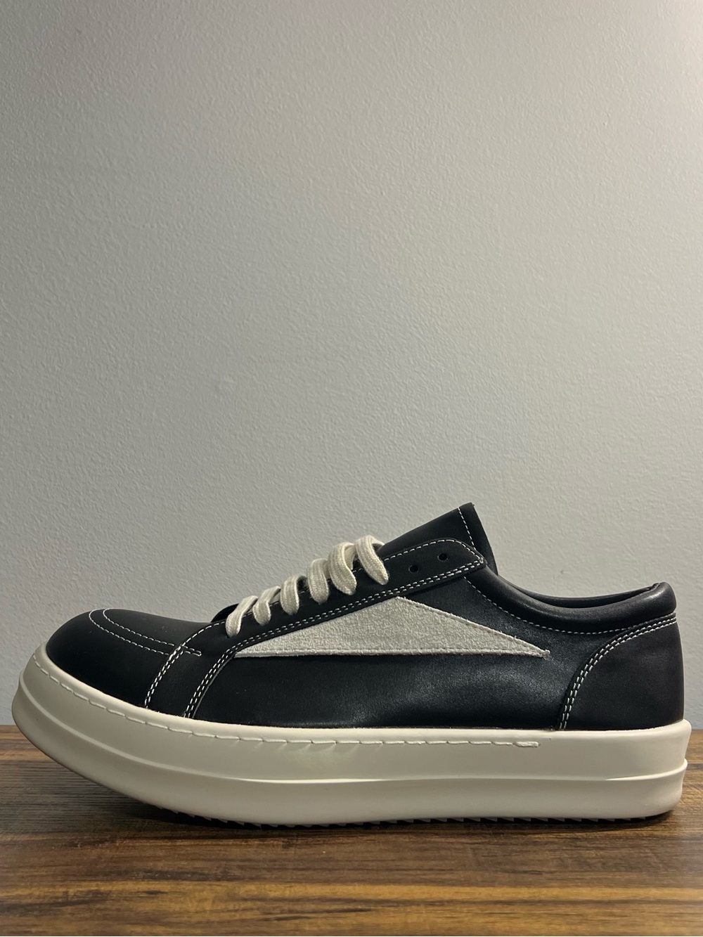 Rick Owens Low Vintage Concordians “Black Milk”